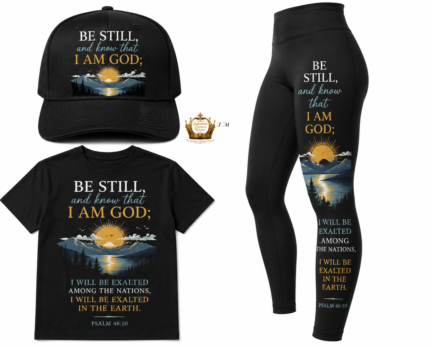 Faith Apparel Set | Inspirational Shirt, Hat & Leggings Collection