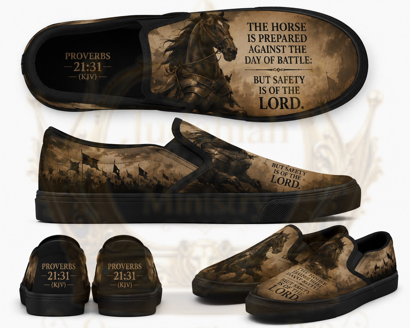 Prepared for Battle™ Men's Slip-On Canvas Shoes